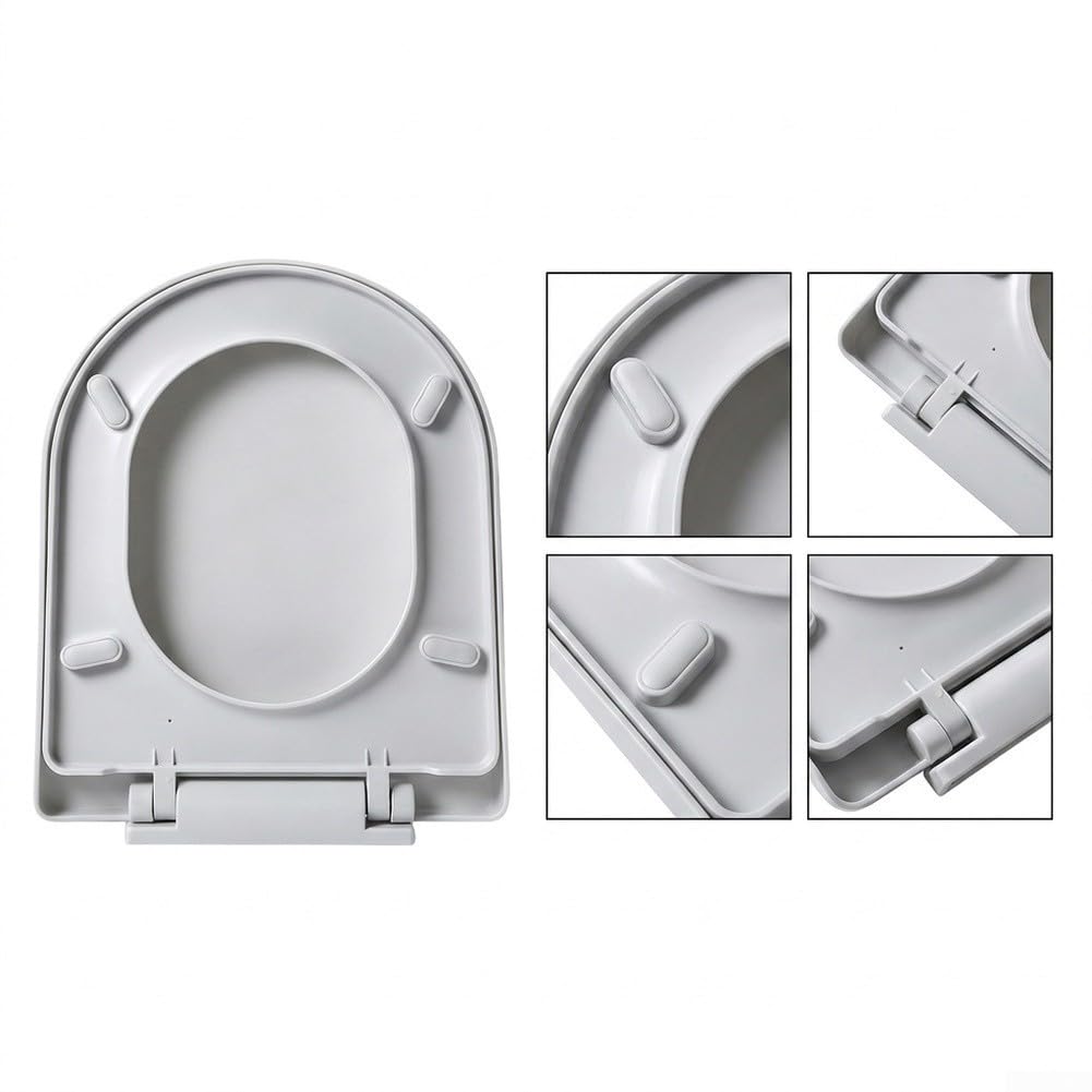 Sedile WC a forma di U Soft-Close abbassamento automatico per sedile WC