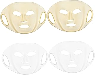 4 cubrebocas de silicona reutilizables de alt...
