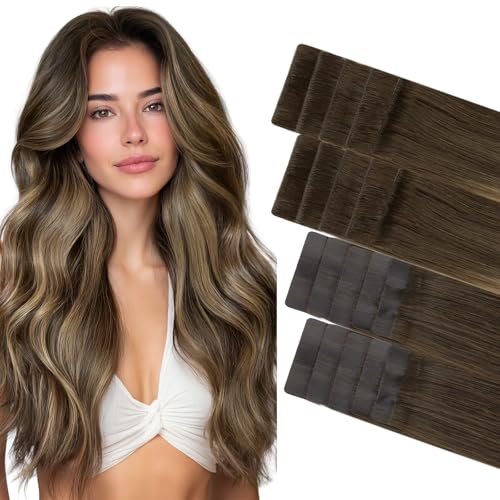 GOO GOO Invisi Edge Tape in Hair Extensions Human Hair,