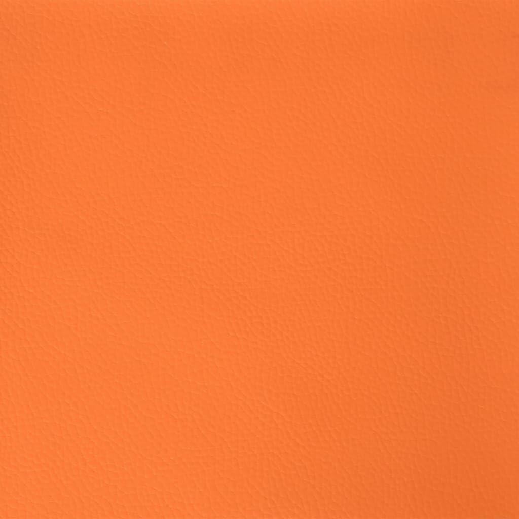 Fotel gamingowy z funkcją masażu, podnóżek, sztuczna skóra czarno-pomarańczowa, 64 x 60 x 117-127 cm, obrotowe, z regulacją wysokości, wytrzymały metalowy stelaż do biura, biura domowego
