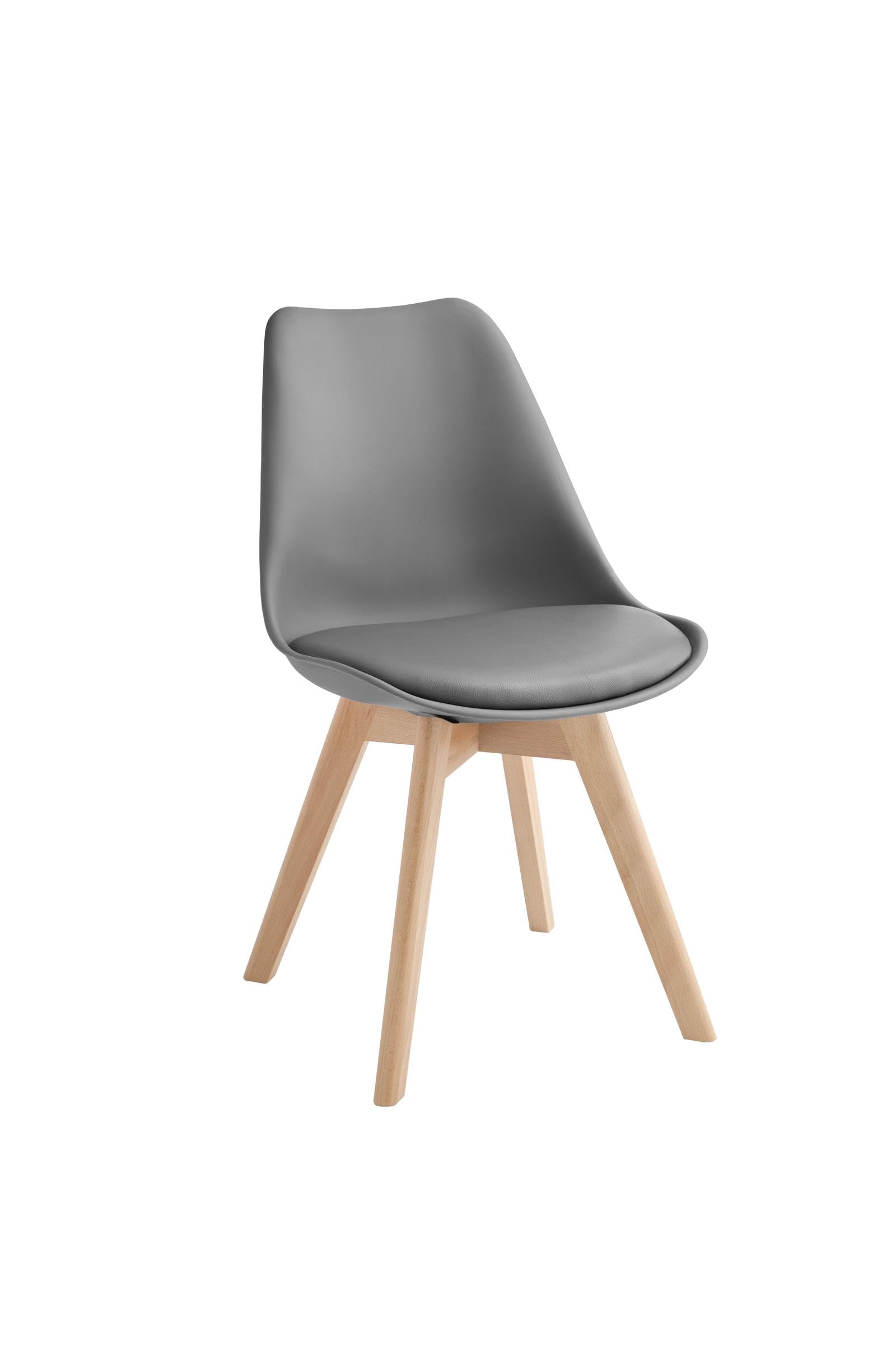 Chaise Carlotta gris foncé pour sublimer votre salle à manger