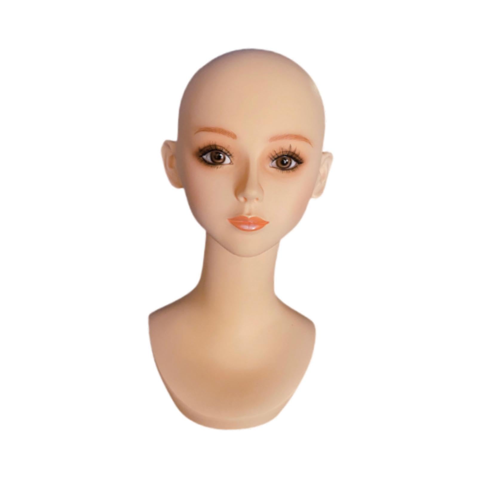 Amazon.co.jp: OIIBWQ ウィッグディスプレイ用マネキンヘッド