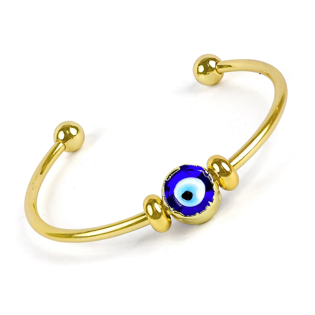 Reiki Crystal Products Evil Eye Bracelet | Adjustable Kada | Nazaria | Bangle | Nazar Friendship Band for Men and Women (B0CGN5NRMM) Amazon Price History, Amazon Price Tracker