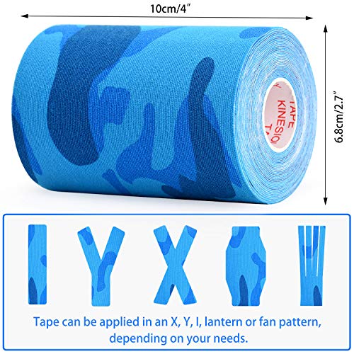 Gsbomzap 3 Pack Pro Kinesiology Athletic Tape Waterproof Muscle Support Adhesive Sport Tape For Pain Relief thumb #4