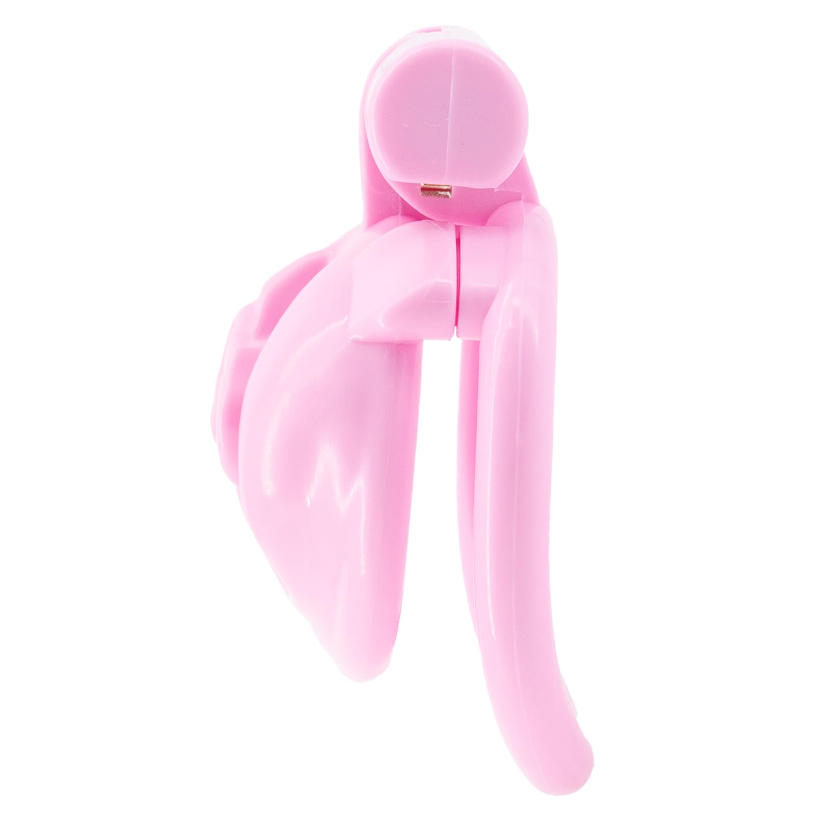 BDSMYEE Chastity cage con 4 Anelli per il Pene Rimovibili, gabbia castità per uomo sissy, Gabbie per Pene cock cage Sex Toys per Prevenire L'erezione (Rosa)