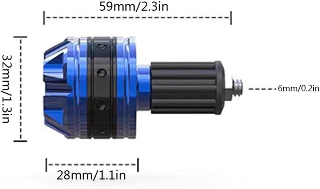 Motorcycle Handlebar End Plug Universal Motorcycle Bar Ends Grips CNC Metal Handlebar Counterweight Plug Slider Grips Accessories