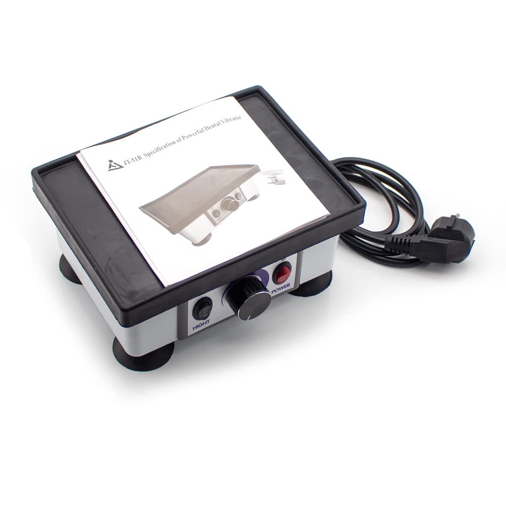 Jieotwice Plaster Oscillator Strong Square Gypsum Oscillator Vibrator Oral Model Oscillator Adjustable Speed (Small Size)