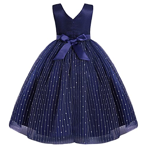 Girls Dress Party Dress for Girls Knee Length Cute Priness Dress Christmas Holiday Dress4