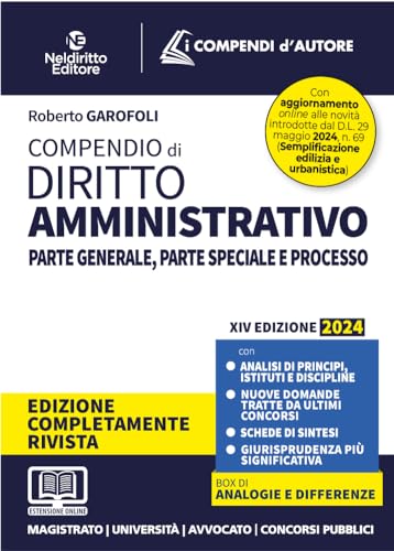 Compendio di diritto amministrativo. Parte generale e speciale. Nuova ediz.