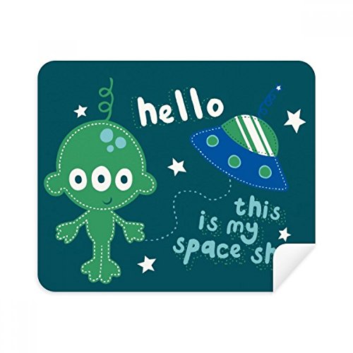 Chiffon de nettoyage lunettes alien pour un ecran net au bureau