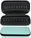 20 Bottle Essential Oil Carrying Case Premium Hard Shell Protection for up to 20 Bottles – Perfect for Roller and Standard Bottles 5ml to 10ml – Great for Travel (Teal Suede)