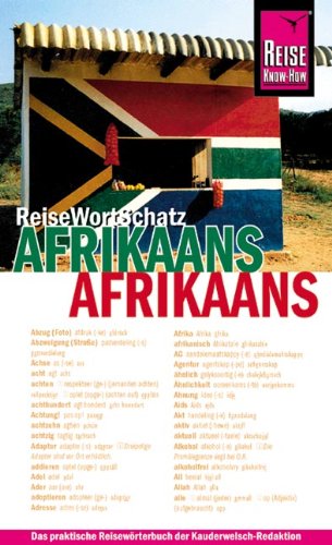 ReiseWortSchatz, Afrikaans (Kauderwelsch ReiseWortSchatz)