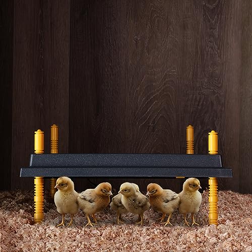 Rural365 Chick Heating Plate Brooder Plate - 16x24in Brooder Heat Plate for Chicks and Ducklings with Adjustable Height