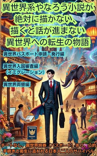 異世界系やなろう小説が絶対に描かない、描くと話が進まない異世界への転生の物語: チートなし、異世界旅券（パスポート）あり。公的手続きと衛生に追われる日本人二人のサバイバル