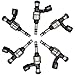 Automotive-leader 6Pcs FJ1157 12634126 Fuel Injectors 6 Holes Disc Engine Nozzles for Buick Enclave/Lacrosse; Cadillac ATS, CTS, SRX, XTS; GMC Canyon, Terrain; Chevrolet