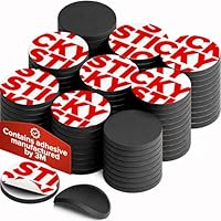 Hyperhaftende runde Flexible Magnete mit Selbstklebender Rückseite – (45 STK., 0,8\ × 0,08\) Magnetpunkte für Whiteboard – Sticker für Planung und Organisation – Must-Have für Lehrer.