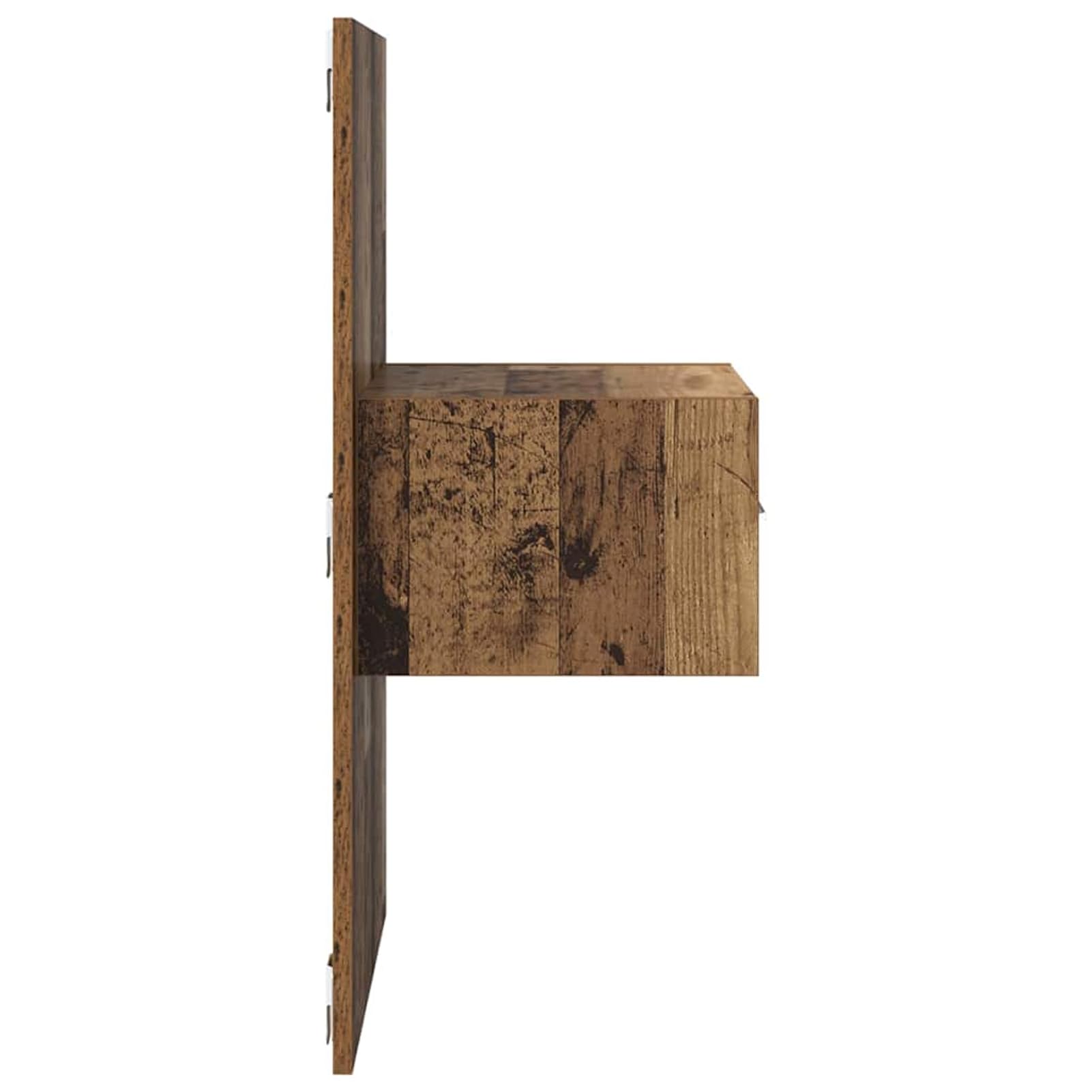 Nachttisch 2 pcs Altholz 50 x 32,5 x 80cm Holzwerkstoff,Einfache Montage & wischreinige Oberfläche,stabil & feuchtigkeitsbeständig – ideal für Schlafzimmer & Moderne Wohnzimmer