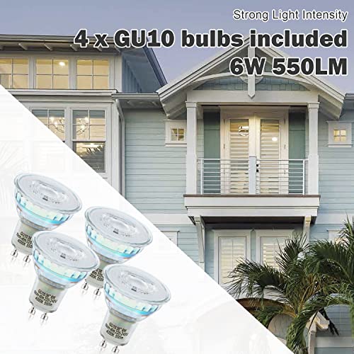 Gr4tec 4 x Faretti Led da Soffitto Orientabili