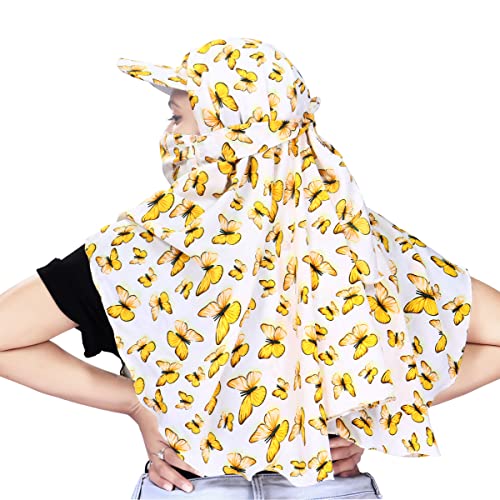 Image of Kavach Ready-to-wear Printed Fashionable full face covering comfortable soft Mask Scarf for pollution sun dust heat protection in summer