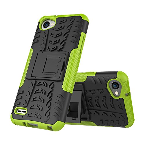 LG Q6 / LG G6 Mini Funda, FoneExpert® Heavy Duty silicona híbrida con soporte Cáscara de Cubierta Protectora de Doble Capa Funda Caso para LG Q6 / LG G6 Mini