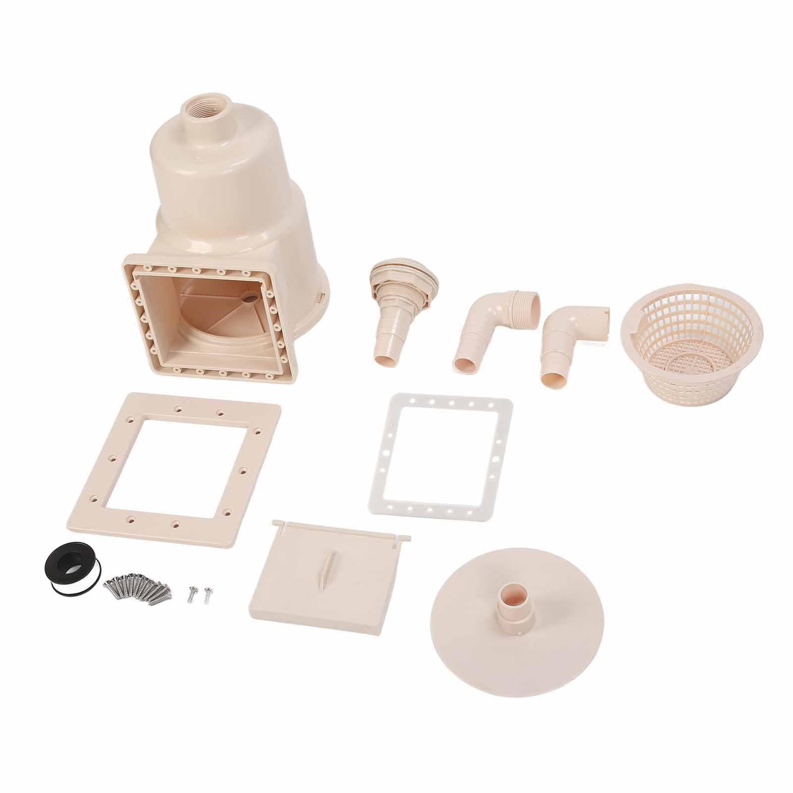 Cryfokt Pool Skimmer 1,5 Zoll ABS Oberflächenabsauger für Pools,