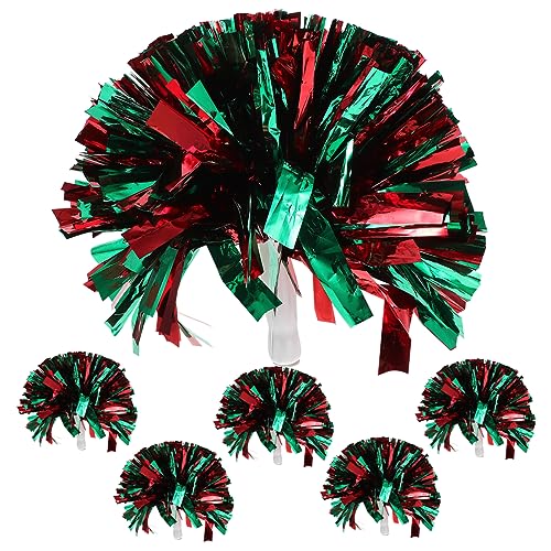 BIUDECO 6pcs Cheerleading Shiny Decor & Props