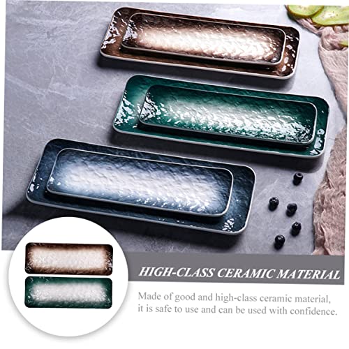 Set de platos sushi estilo japonés cerámica miniatura 5