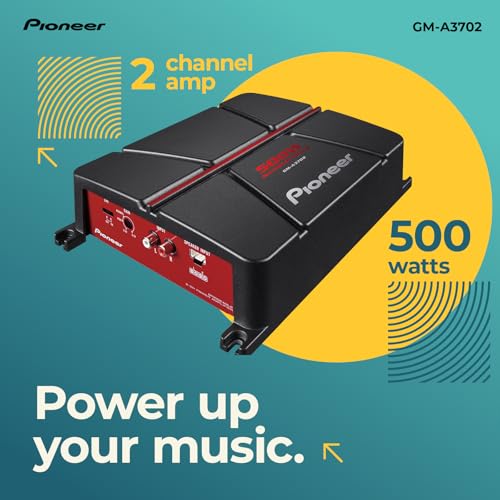 Pioneer GM-A3702 2-Channel Class A/B Car Amplifier thumb #1