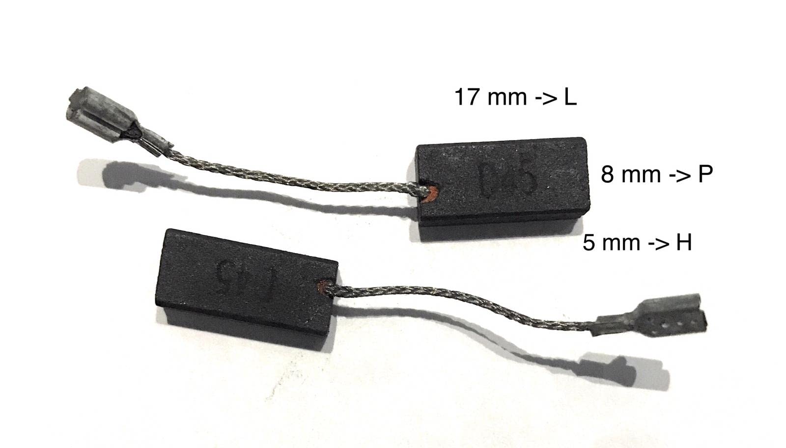 Spazzole Di Carbone BOSCH GBH 5 DCE Martello - 6.3x12.5x22mm - Con - Foto 11