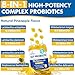 Gut Health & Probiotic Gummies, 112.5 Billion CFU, Sugar Free - 8 Strains + Prebiotics + Herbs - for Digestive, Immune, Diarrhea & Bloating - Gut Health for Women & Men, 60 Counts Probiotics Gummies