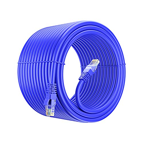 Maximm Cat 6 Ethernet Cable 200 Ft, 100% Pure Copper, Cat6 Cable Lan Cable, Internet Cable And Network Cable - Utp (Blue) #TOP12