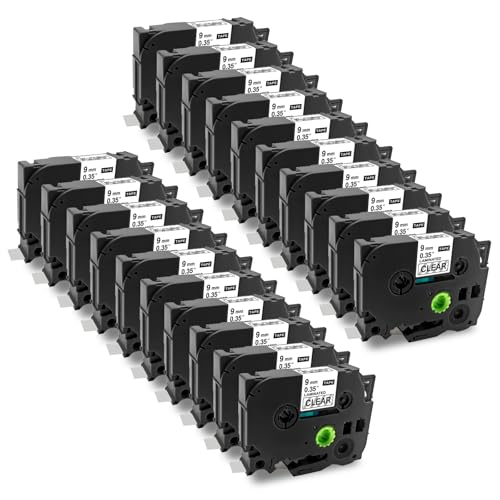 Sluxjet �݊� �s�[�^�b�` �e�[�v 9mm�� �����n������ TZe-121 Tz-121 �e�v�� �u���U�[�H�� �s�[�^�b�`�L���[�u P-touch �ėp �e�[�v�J�[�g���b�W ����8m P�^�b�` �@��Ή� PT-P710BT PT-2500PC 20��