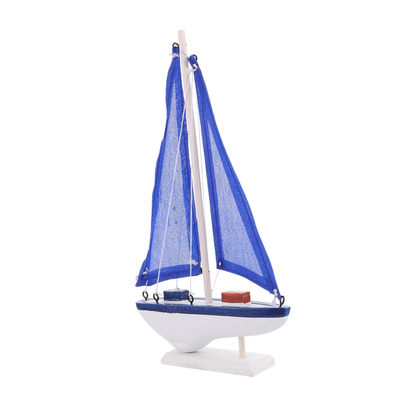 PRETYZOOM Mediterranean Style Sailboat Model Classic Tabletop Decoration Nautical Home Decor Ornament for Office Bedroom Car and Present Giving and Design