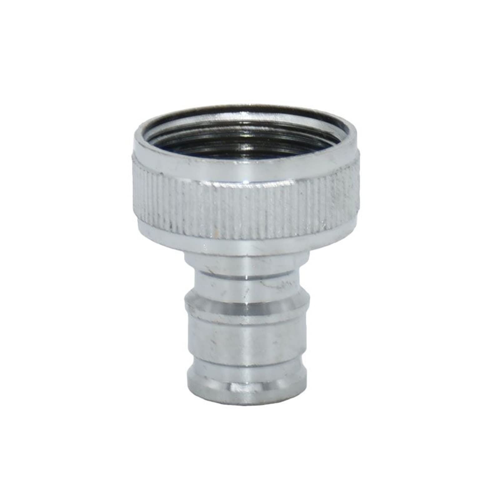 Adaptador de Conector de Utilidad Adaptador de Conector de Manguera Rosca Hembra de Latón Conector de 3/4 a 5/8 "Conector Rápido de Jardín Plateado Adaptador de Grifo Dere 20 Piezas/Plata