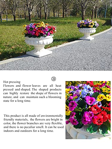 QIAN YUN Artificial Plants Wild Flowers Artificial Plastic Bouquets - Image 3