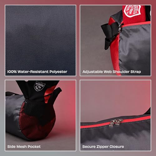 Image of Nivia X Punjab Kings Basic Duffle Bag 11L - Water-Resistant Build, Lightweight Design, Compact Storage for Gym & Daily Use