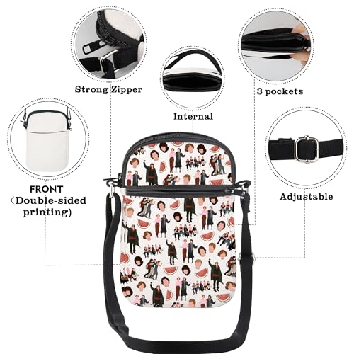 CMNIM Movie Merchandise Gifts 80's Movie Inspired Mini Crossbody Bags Adjustable Strap Club Movie Fans Gifts3