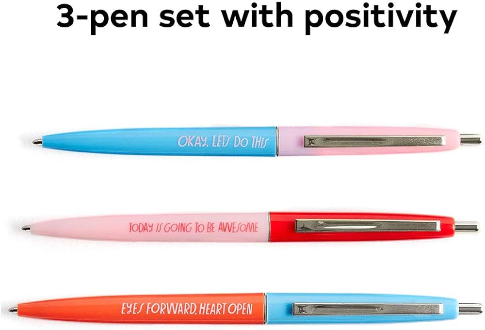 Amazon.com: Okay, Let's Do This 3 Pens (Lisa Congdon x Chronicle