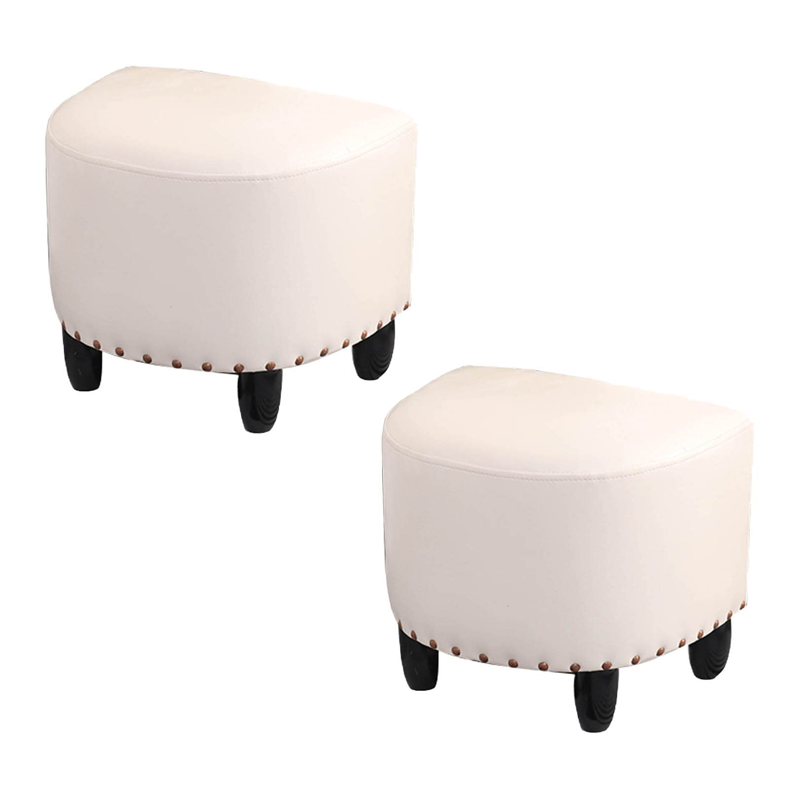 Tabouret bas simili cuir confortable pour soulager vos jambes