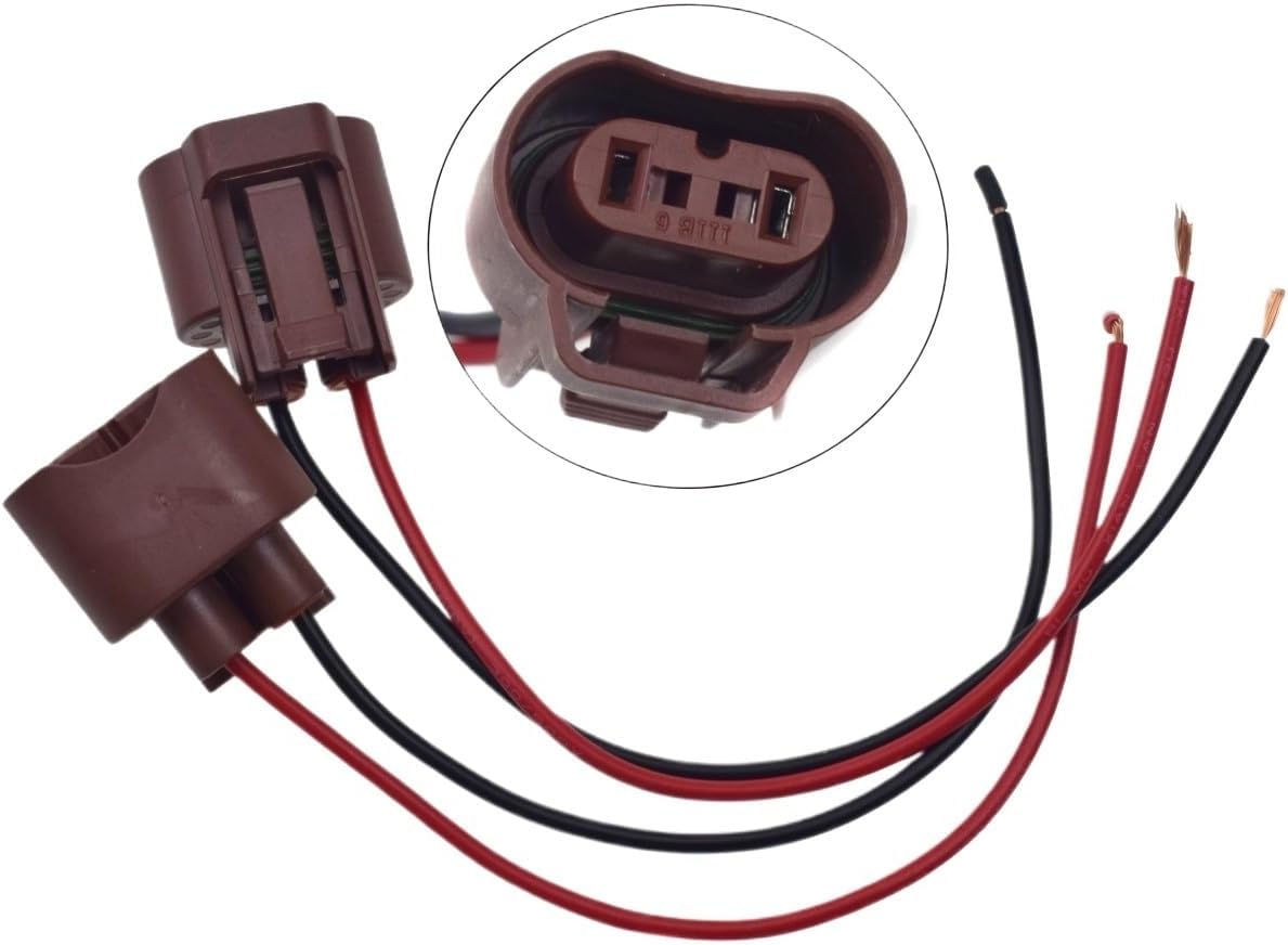 Wiring Fog Light Lamp Socket Connector Wire Pigtail Harness Plug Cable