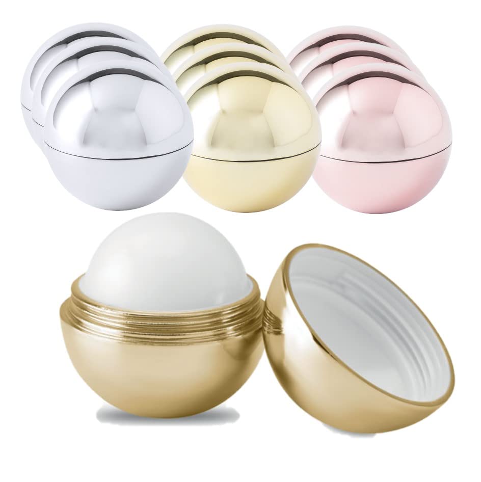 Bálsamos Labiales Aroma dorados en Lote de 20 unidades, sabor Vainilla, Dermatológicamente testado, balsamos labiales boda, detalles boda invitadas (Mixto)