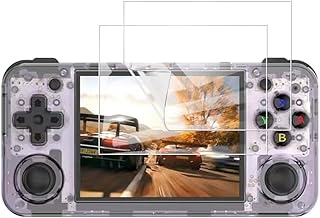 [2 Sheets] For ANBERNIC RG35XX H Protective Film Tempered Glass Film [JIAYJP] TPU Material Flexibility High Transmittance Explosion Proof Scratch Resistant Self-adsorption Anti-Bubble ANBERNIC RG35XX