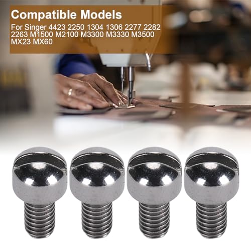 4pcs Tornillos para Prensatelas Accesorios de Máquina de Coser miniatura 4