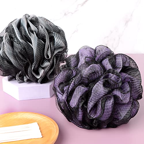 Bckeney Bath Loofah Sponge Soft Mesh Shower Puff For Body Wash Bath Sponge Body Scrubber For Women & Men Body Exfoliator-Bathing Accessories (4Pack 60G L) #TOP4