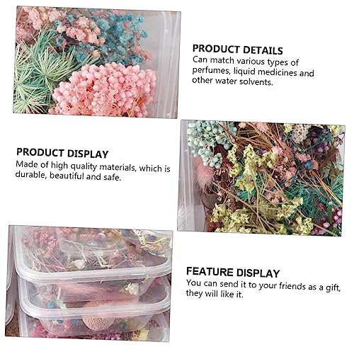IMIKEYA 6 Caixas Flores secas de aromaterapia flor faça você mesmo flor prensada faça você mesmo dec