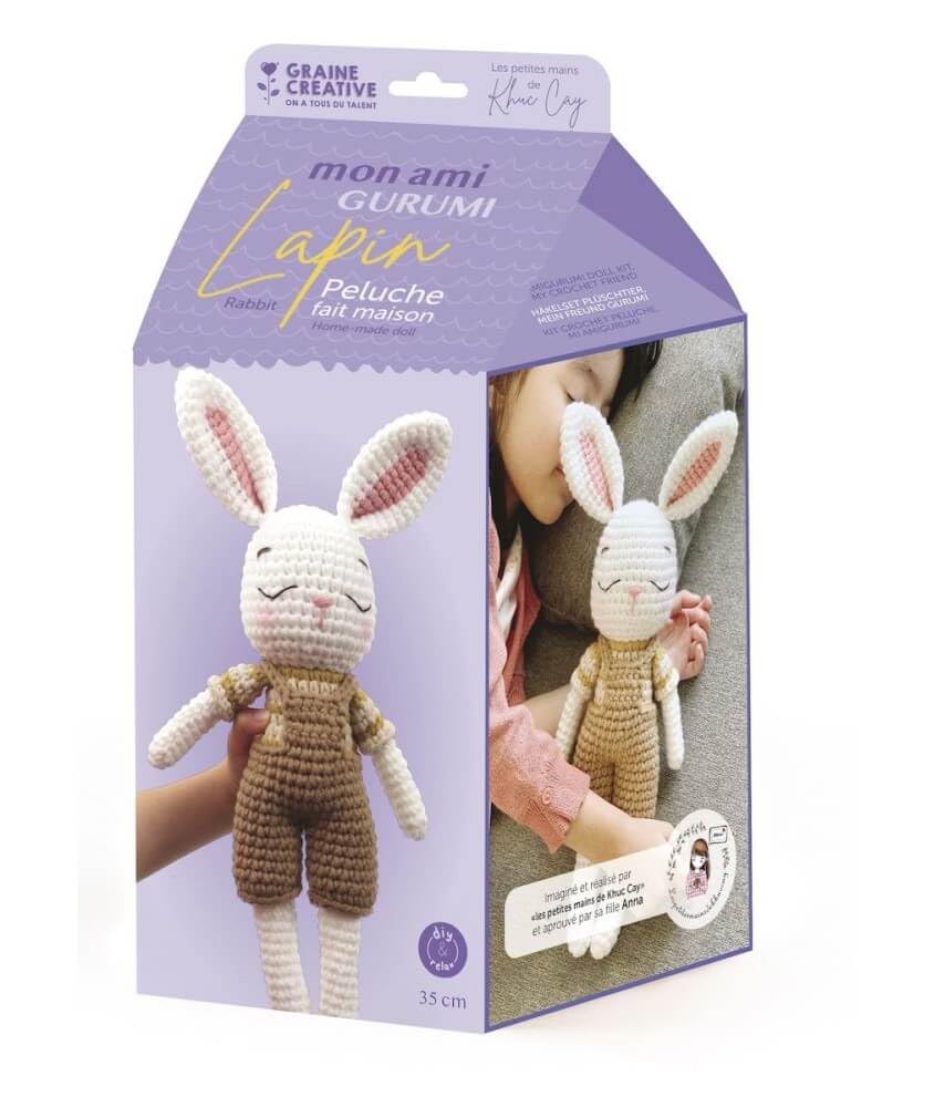 Graine Créative Mi peluche de ganchillo Amigurumi - Conejo