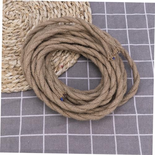 Câble vintage 5 m OSALADI pour suspension LED : fil tressé isolant maison