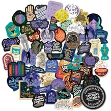 Conquest Journals A Court of Thorns and Roses Stickers, 60 Unique ACOTAR Vinyl Decals, 5 Holograms and 5 Foil Designs, Waterproof, UV & Scratch Resistant, Officially Licensed Sarah J. Maas Collection