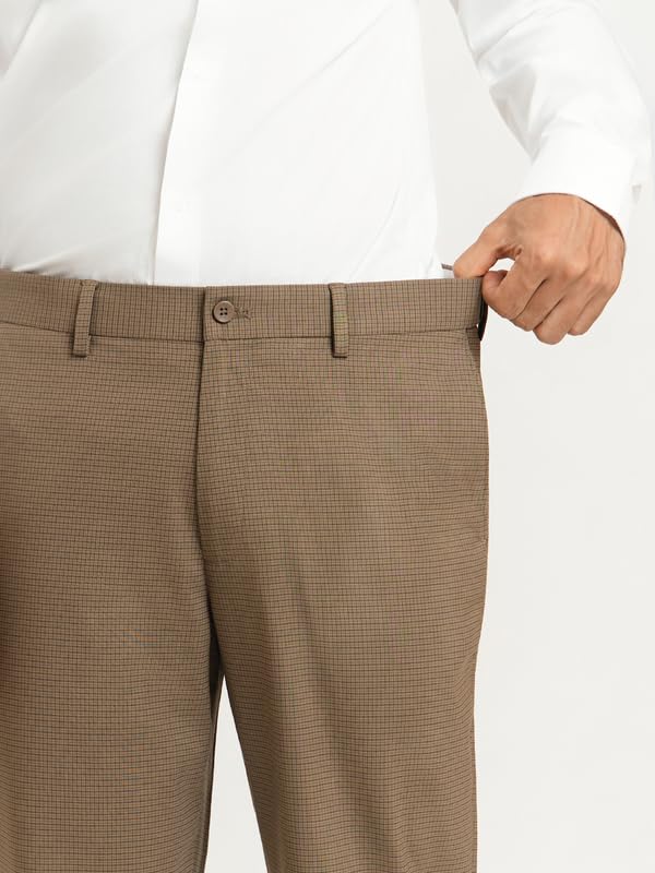Image of The Pant Project Luxury PV Lycra Stretchable Formal Pants for Men | Stylish Relaxed Fit Men's Wear Trousers for Office or Party | Mens Fashion Dress Trouser Pant