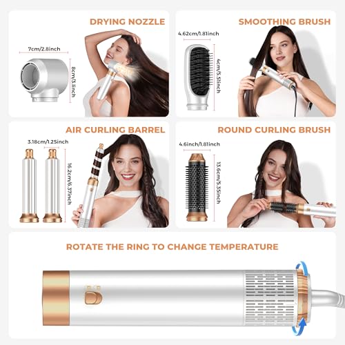 Brosse soufflée de séchage contre les cheveux plats